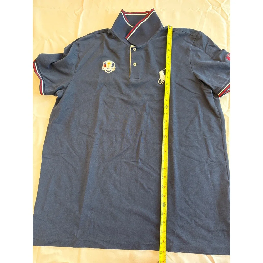 Polo Golf Ralph Lauren Ryder Cup 2014 Shirt L Performance Del Mar Country Club